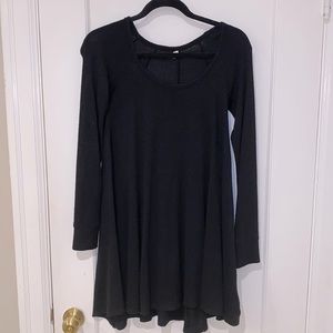 BDG LONG SLEEVE KNIT SKATER DRESS - Size small